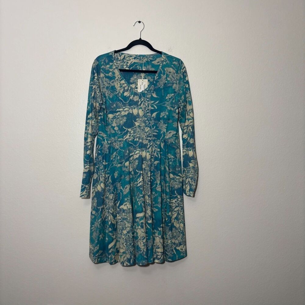 Peruvian Connection Persephone Dress Pool Medium NWT